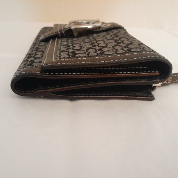 Coach Monogram Trifold Wallet - Picture 9 of 15
